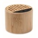 ROUND LUX Round bamboo wireless speaker Geschäftsgeschenk
