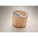 ROUND LUX Round bamboo wireless speaker, Gehäuse aus Holz oder Bambus Werbung