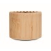 Miniatura del producto ROUND LUX Altavoz inalámbrico redondo de bambú 2