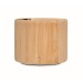 ROUND LUX Altavoz inalámbrico redondo de bambú regalo de empresa
