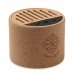 ROUND Round cork wireless speaker Geschäftsgeschenk