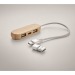 Miniature du produit Hub USB personnalisable 3 ports câble 2 en 1 1