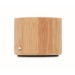 COOL Round bamboo wireless speaker Geschäftsgeschenk