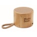 COOL Round bamboo wireless speaker Geschäftsgeschenk