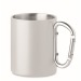 Mug en métal anse mousqueton 300ml regalo d'azienda