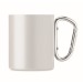 Mug en métal anse mousqueton 300ml regalo d'azienda