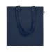 Grand sac shopping coloré en coton bio 220g/m², Sac shopping durable publicitaire