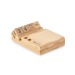 BOOTOP - Calendrier de bureau en bambou, Porte-téléphone portable et support, socle, base pour smartphone publicitaire