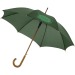 Parapluie 23 à ouverture automatique, poignée et mât en bois, parapluie automatique publicitaire