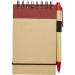 Bloc-notes recyclé format A7 avec stylo Zuse, carnet avec stylo publicitaire