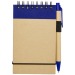 Bloc-notes recyclé format A7 avec stylo Zuse, carnet avec stylo publicitaire