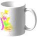 Mug pour marquage sublimation 330ml, mug avec impression photo quadri publicitaire