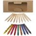 Kit de crayons et crayons gras colorés 19 pièces Lucky cadeau d’entreprise
