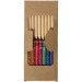Kit de crayons et crayons gras colorés 19 pièces Lucky, Crayon gras et crayon de cire publicitaire