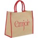Grand sac shopping en jute Harry 25L, Sac en toile de jute publicitaire