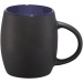 Taza de cerámica negra mate de dos tonos de 40 cl., Taza negra publicidad
