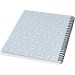 Cahier Desk-Mate® A5 à spirale avec couverture polypropylène, cahier publicitaire