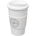 Gobelet isolant Americano® 350ml avec bandeau antidérapant, Mug de voyage isolant publicitaire