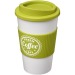 Gobelet isolant Americano® 350ml avec bandeau antidérapant, Mug de voyage isolant publicitaire