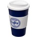 Gobelet isolant Americano® 350ml avec bandeau antidérapant, Mug de voyage isolant publicitaire