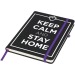 Carnet de notes M Noir, carnet avec stylo publicitaire