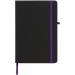 Carnet de notes M Noir, carnet avec stylo publicitaire