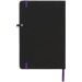 Carnet de notes M Noir, carnet avec stylo publicitaire