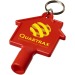 Schlüsselanhänger mit dreieckigem Gebrauchsschlüssel Geschäftsgeschenk