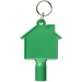 Clé de compteur en forme de maison avec porte-clés, outil multifonction publicitaire