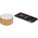 Haut-parleur Bluetooth® en bambou Cosmos, radio publicitaire