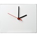 Product thumbnail Rectangular clock made of recycled plastic 1