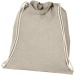 Logoté-Rucksack aus recycelter Baumwolle 150g Geschäftsgeschenk