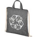 Rucksack aus recycelter Baumwolle 210g Geschäftsgeschenk