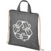 Sac à dos recyclé 210g/m² Pheebs avec cordon de serrage 6L, sac à dos léger à cordelettes reclame