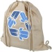 Rucksack aus recycelter Baumwolle 210g Geschäftsgeschenk