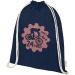 Orissa 100 g/m² GOTS Rucksack aus Bio-Baumwolle mit Kordelzug, Gym Bag Werbung