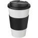 Gobelet isolant Americano® 350ml avec bandeau antidérapant et couvercle anti-fuite cadeau d’entreprise