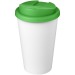 Gobelet Americano® Eco recyclé de 350ml avec couvercle anti-déversement, mug et gobelet à couvercle publicitaire