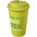 Gobelet Americano® Eco recyclé de 350ml avec couvercle anti-déversement, mug et gobelet à couvercle publicitaire
