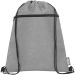 Sac à dos Ross en rPET avec cordon de serrage 5L, Gym bag publicitaire