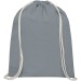 Sac à dos en coton de 140 g/m² avec cordon de serrage, sac à dos léger à cordelettes publicitaire