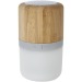 Haut-parleur Bluetooth® Aurea en bambou avec lumière cadeau d’entreprise