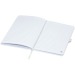 Honua A5-Notizbuch aus Recyclingpapier mit Umschlag aus recyceltem PET Geschäftsgeschenk