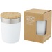Gobelet Lagan 300ml acier inoxydable avec isolation par le vide et couche de cuivre, couvercle en bambou, mug et gobelet à couvercle reclame