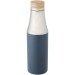 Bouteille de 540ml en acier inoxydable avec cuivre et isolation par le vide avec couvercle en bambou, bouteille publicitaire
