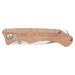Couteau de poche en bois Dave avec clip de ceinture regalo d'azienda