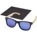 Lunettes de soleil polarisées miroir Taiy en rPET/bambou dans coffret cadeau, objet écologique pubblicitario