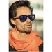 Lunettes de soleil polarisées miroir Hiru en rPET/bois dans coffret cadeau, objet écologique pubblicitario