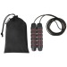 Corde à sauter Austin souple dans une pochette en PET recyclé cadeau d’entreprise