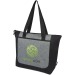 Sac shopping Reclaim recyclé GRS bicolore à fermeture éclair de 15L, Sac shopping durable publicitaire